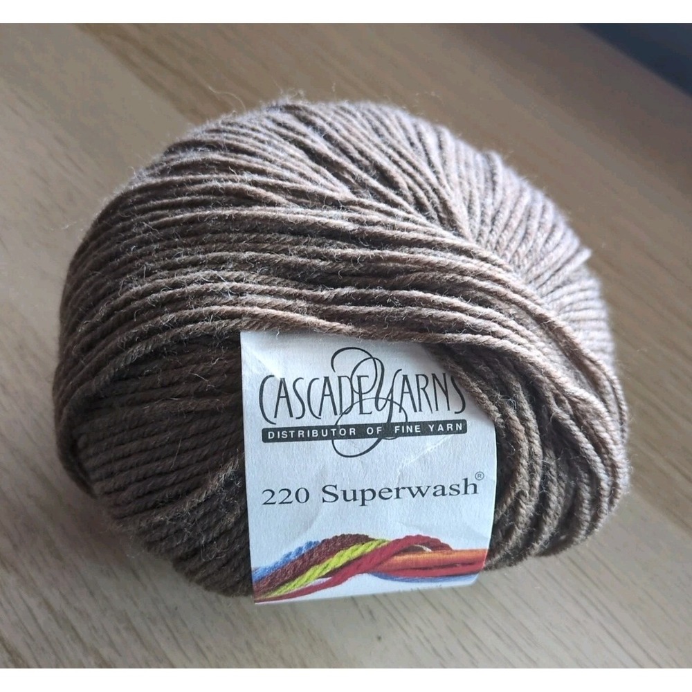 Cascade Yarn 220 Superwash Walnut Heather 862